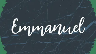 Emmanuel Medley (Lyric Video) | Behind the Manger Scenes