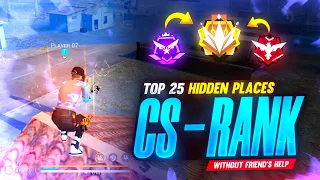 BEST HIDDEN PLACES IN CLASH SQUAD IN FREE FIRE | CS RANK PUSH TIPS AND TRICKS | Player 07