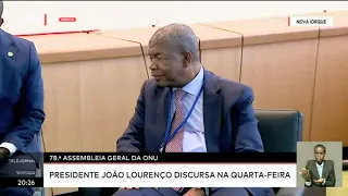 78ª- Assembleia Geral da ONU - Presidente João Lourenço discursa na quarta-feira