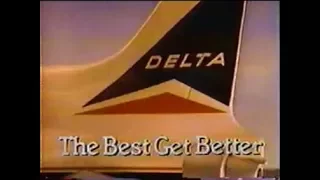 1987 Delta / Western Airlines Merger Commercial