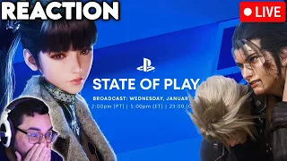 State of Play 01.31.2024 FULL Live Reaction | Final Fantasy VII Rebirth Demo? Stellar Blade? YES PLS