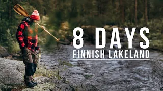 8 Days Camping and Canoeing in Wilderness | Finnish Lakeland with Martin Trahan 🛶🏕️