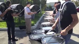 HGHS Drumline Basses Away