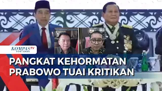 TB Hasanudin & Fadli Zon Saling Debat soal Pangkat Jenderal Kehormatan Prabowo