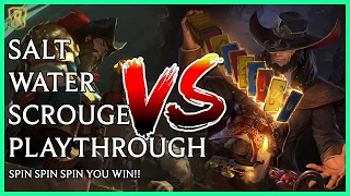 Twisted Fate Saltwater Run | Lab of Legends The Saltwater Scourge Gameplay | Legends of Runeterra