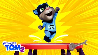 SUPER Trampoline 🦸‍♂️💨 My Talking Tom 2 (NEW Cartoon Trailer)