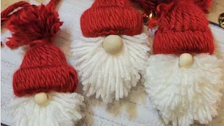 DIY Christmas Gnomes Ornaments