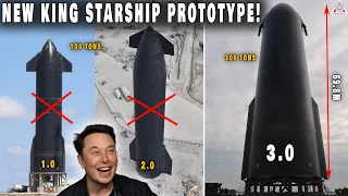 Elon Musk just revealed the new-gen Starship prototype V3, unlike any version!
