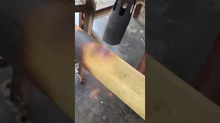 Bamboo flame rod material