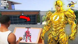 Franklin Uses Magical Painting To Make SCARY FLASH In Gta V ! GTA 5 new