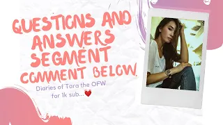 📢Questions and Answers for my 1k subscribers Segment 🔈📢