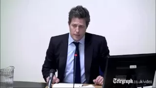 Hugh Grant at the Leveson Inquiry: I suspect Mail on Sunday hacked my phone