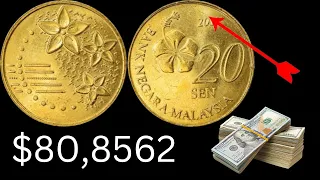 20 Sen Coin Value Malaysian Coin And Ringgit Price in Park And inr