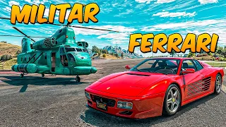 Utilizamos Un Helicóptero Militar Para Robar Un Ferrari 512 Gta Rp