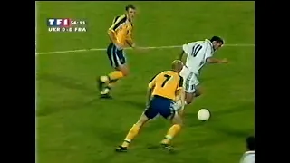 Zidane vs Ukraine (1999.9.4) French Commentary