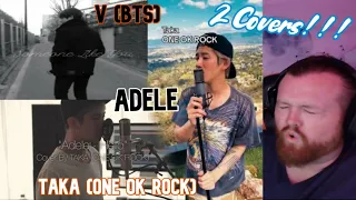 Adele Covers By TAKA (ONE OK ROCK) and V (BTS) "Hello" And "Someone Like You" Reaction