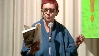 1993 ruth weiss at the San Francisco Public Library