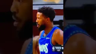 Malik Beasley blocks the shot!