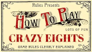 How to Play Crazy Eights (card game)