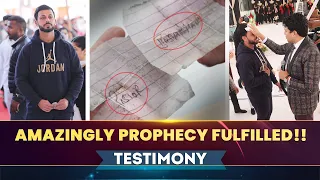 Amazingly Prophecy Fulfilled || Testimony || Ankur Narula Ministries