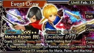 DFFOO RAMZA BURST LD BANNER | spent all the tickets and gems for Ramza and Machina | 2x speed