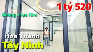 Bán nhà mới xây đường nhựa 10m gần Chợ Long Hoa và Chợ Long Hải Tây Ninh giá 1 tỷ 520 triệu