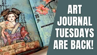 art journal flip through & new layout!