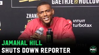 Jamahal Hill shuts down reporter: “I don’t know how you got from what I said” | UFC 300 Media Day