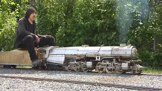 Big Boys and Great Toys: Live Steam Garden Railway and Real Steam Trains on Backyard Railroad