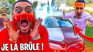 JE BRULE LA VOITURE DE GAMEMIXTREIZE AVEC MOMO  ** lideal et ydrissia choqué **