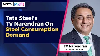 Tata Steel's TV Narendran On Steel Consumption Demand | NDTV Profit