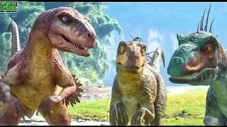 Hollywood Hindi Dubbed Superhit Action Chinese Movie (Dino King Journey To Fire Mountain )