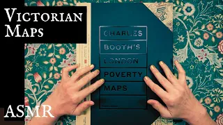 ASMR | Victorian London Poverty Maps Facsimile - Whispered Reading Beautiful Book