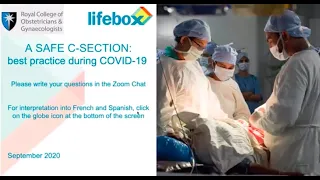 A Safe C-section: best practice during COVID-19