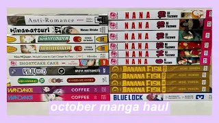 collective manga haul & unboxing - october 2022