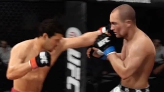 Gilbert Melendez vs. Eddie Alvarez - Predictions & Simulation - EA Sports UFC 188