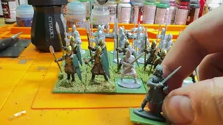 Oathmark Elf Spearmen Progress