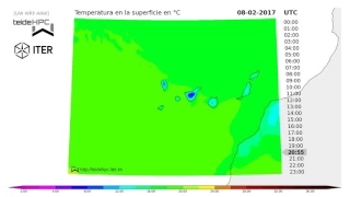 Canary Islands Temperature forecast: 2017-02-08