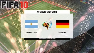 2010 FIFA World Cup South Africa (FIFA 10) - Argentina vs Germany - Gameplay PS3 HD [RPCS3]