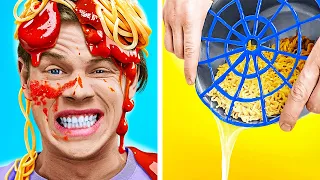 SCHLAUE TRICKS FÜR FAULE LEUTE || Geniale Kochtipps! Coole Haushaltstricks von 123 GO! FOOD