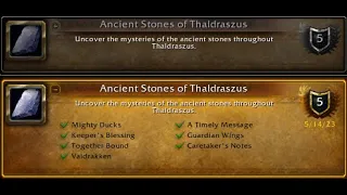 How To Do The Ancient Stones Of Thaldraszus Achievement!