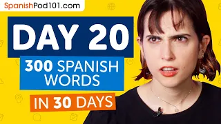 Day 20: 200/300 | Learn 300 Spanish Words in 30 Days Challenge