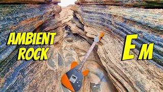 Ambient Rock Guitar Backing track in Em | Psychedelic Rock | 4 chords Em G C G