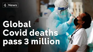 Global Covid deaths pass three million