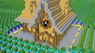 MINECRAFT 100,000 ZOMBIES vs HOUSE! - Minecraft Mods