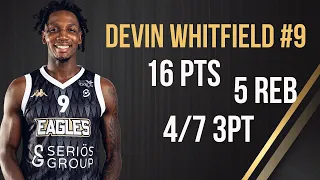 Devin Whitfield #9 / Newcastle vs. London Lions