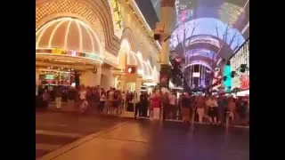 Walk with me down Fremont Experience after Dark Sin City Las Vegas