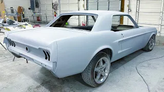 Abandoned 1967 Ford Mustang Is Ready For A Custom PaintJob!! Picking A Color!!!