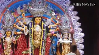 Belur Math Durga Puja Sandhya Aarati, Asthami Day, বেলুর মঠের দুর্গাপূজা সন্ধ্যা আরতি, kolkata,