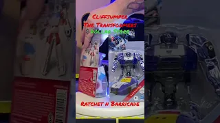 Ratchet n Barricade  The Transformers💲Dollar Store💲 with Cliffjumper #thetransformers #dollarstore